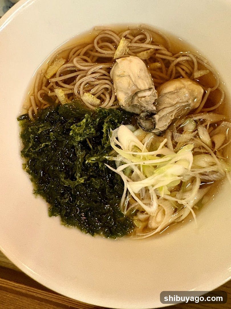 Oyster Soup with Noodles