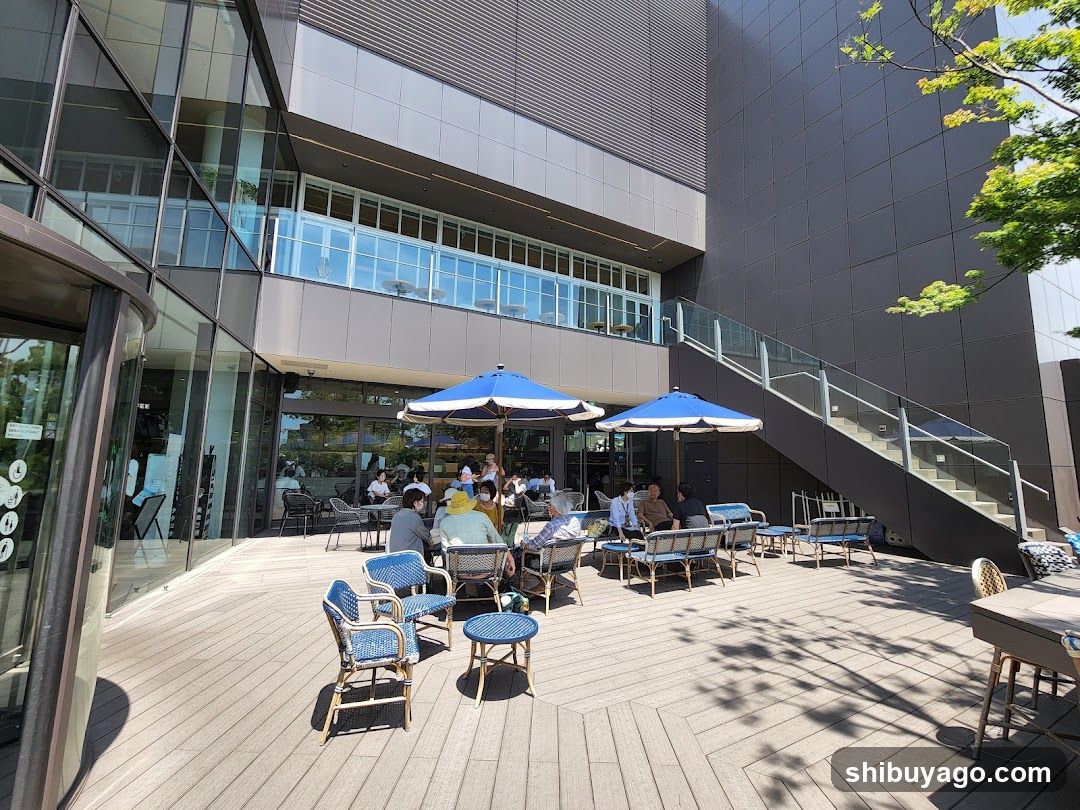 Outdoor Cafe Seating Area
