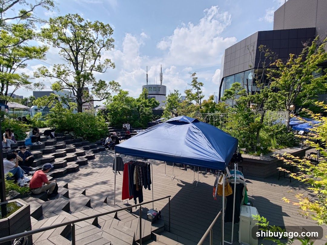 Outdoor Market Scene