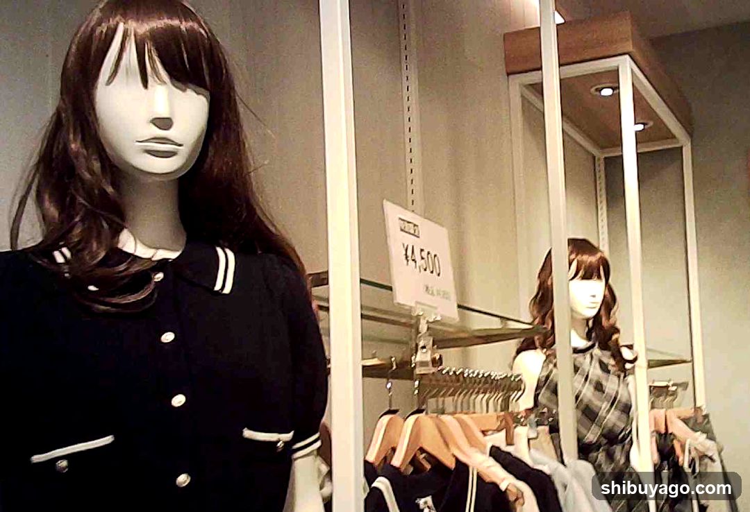 Mannequin in Store Display