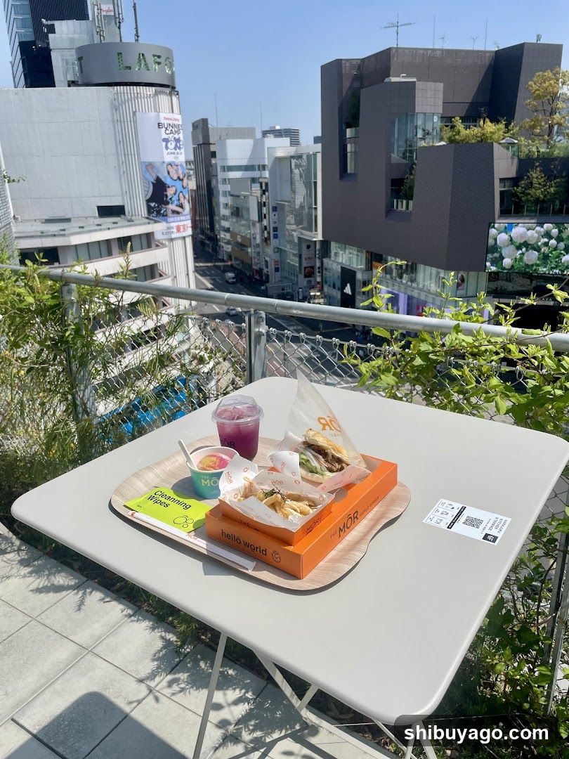 Outdoor Meal with City View