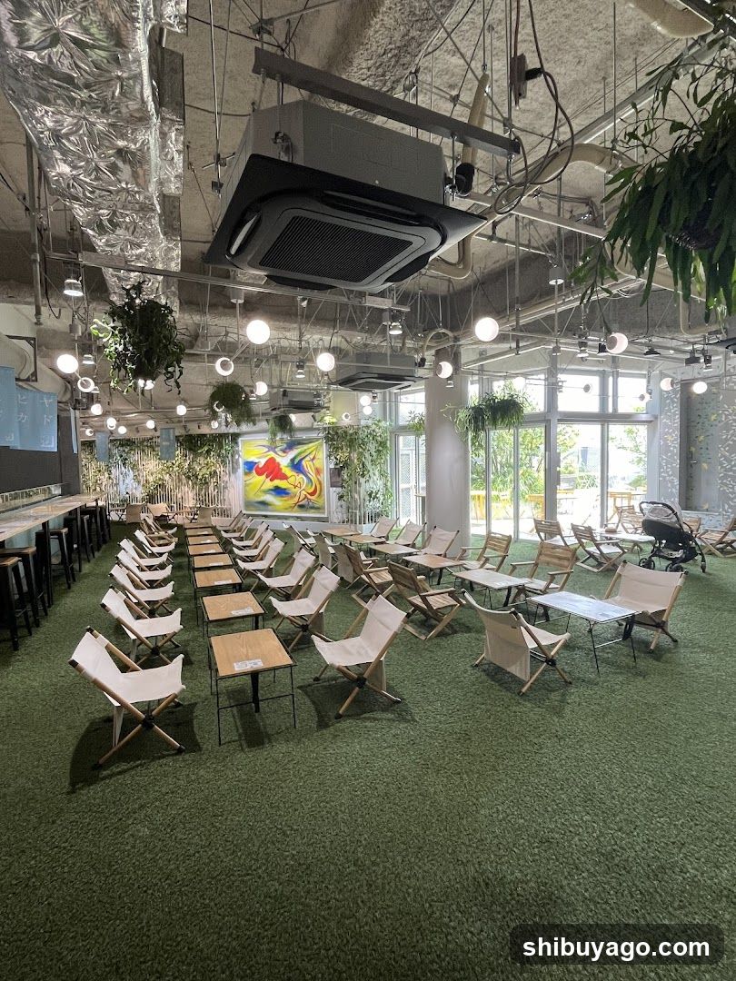 Indoor Lounge Area with Outdoor Seating