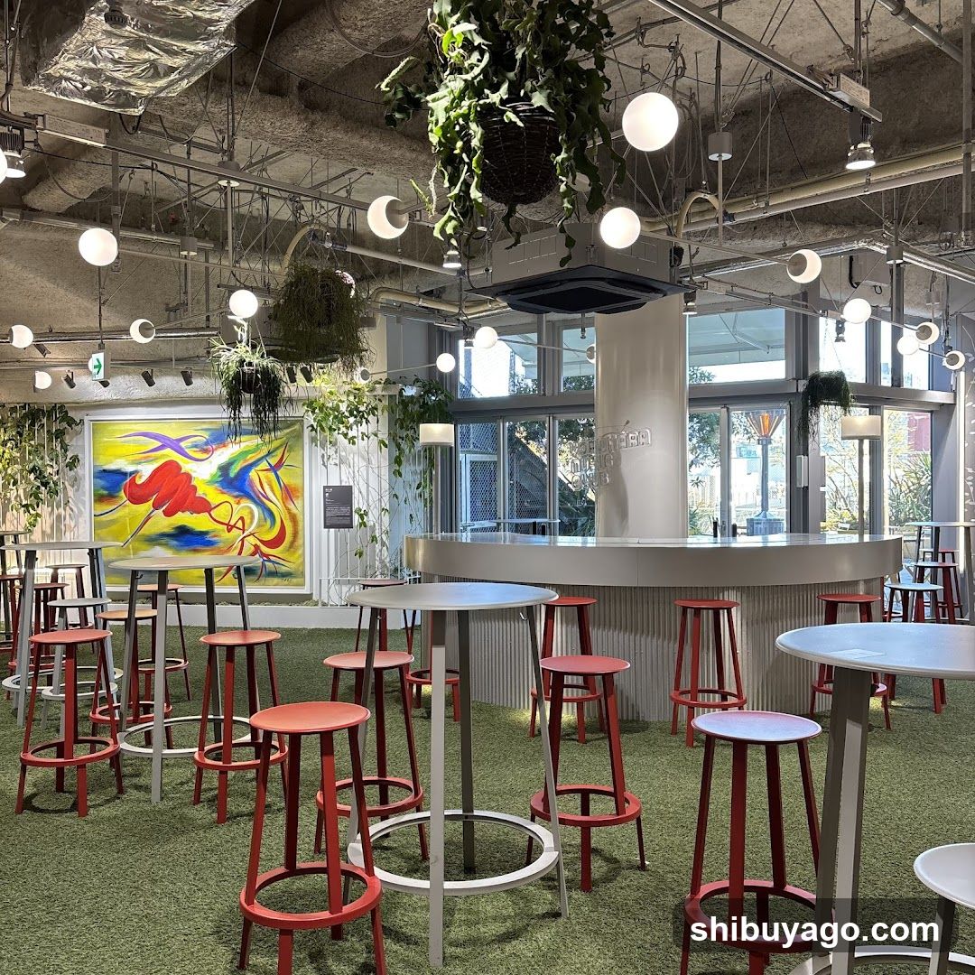 Modern Interior Space with Art and Greenery