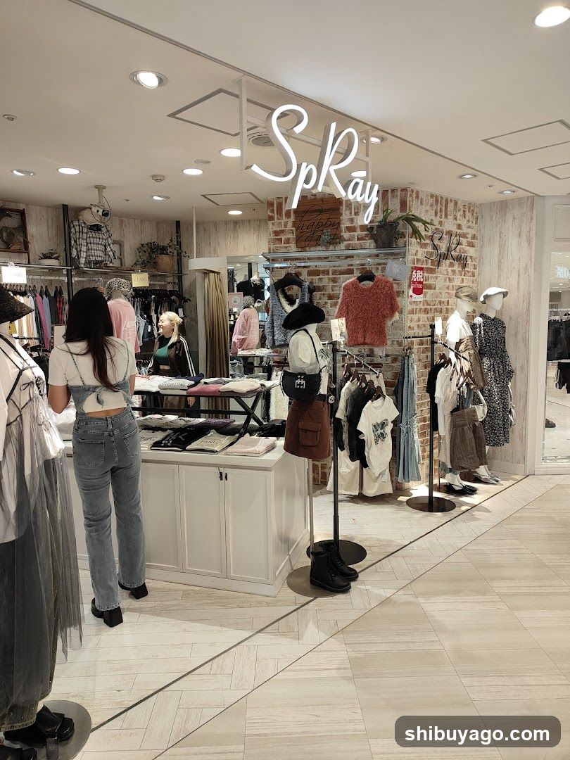 SpRay Store Interior