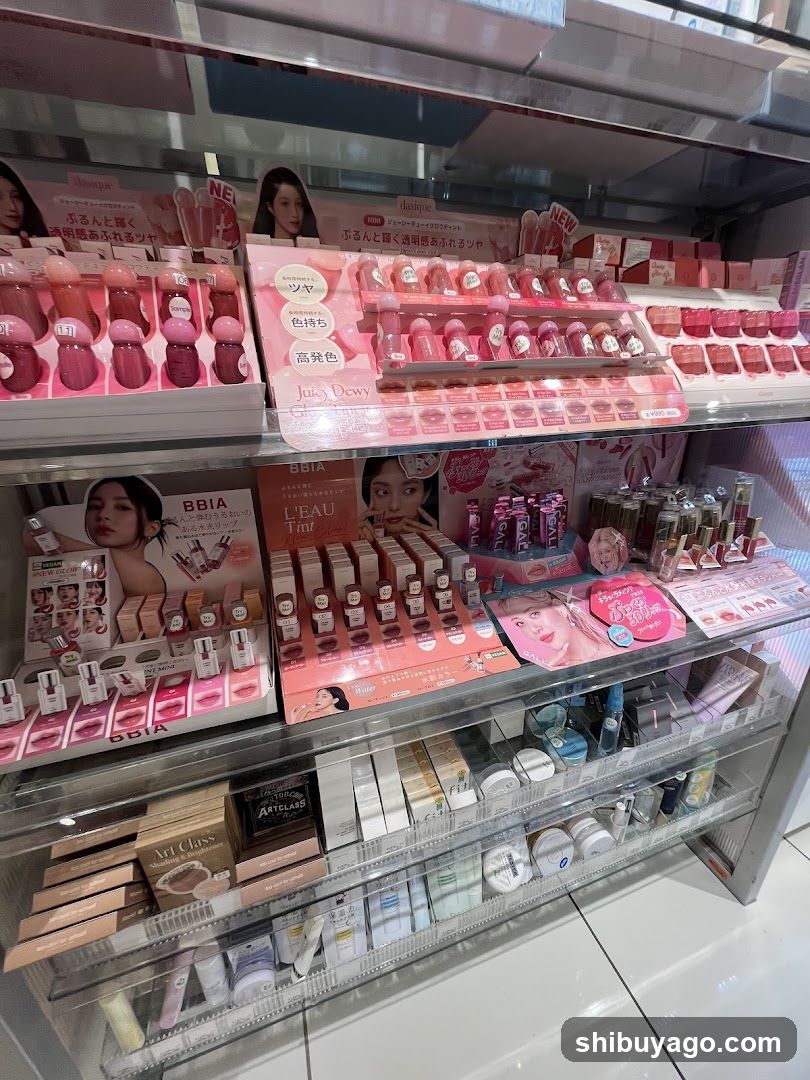 Cosmetics Display Shelf