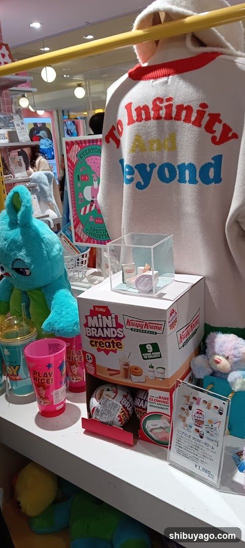 Store Display with Merchandise and Products