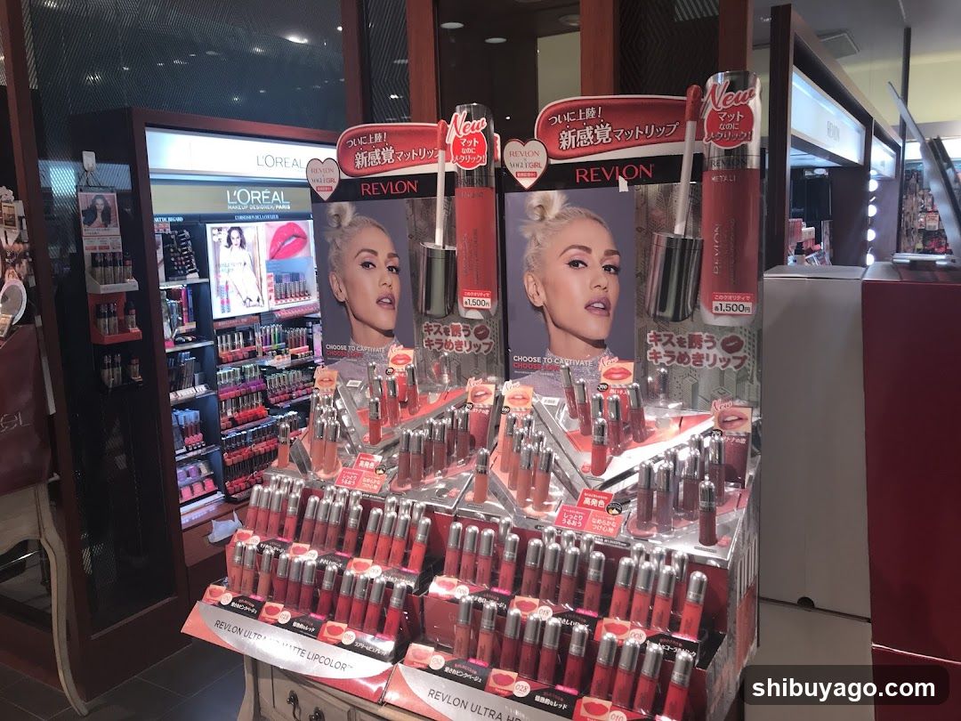 Revon Lipstick Display