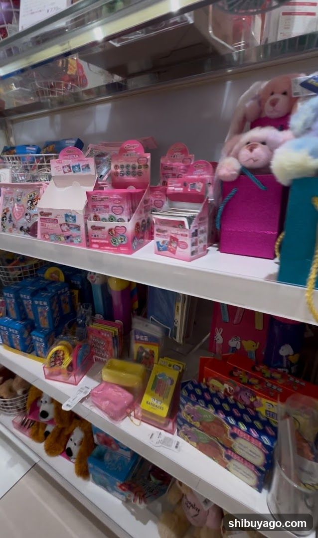 Shelf of Stationery and Toys