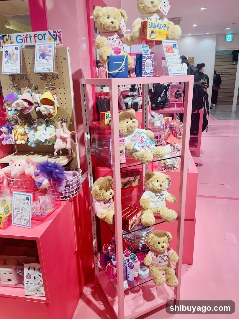 Pink Store Interior Display