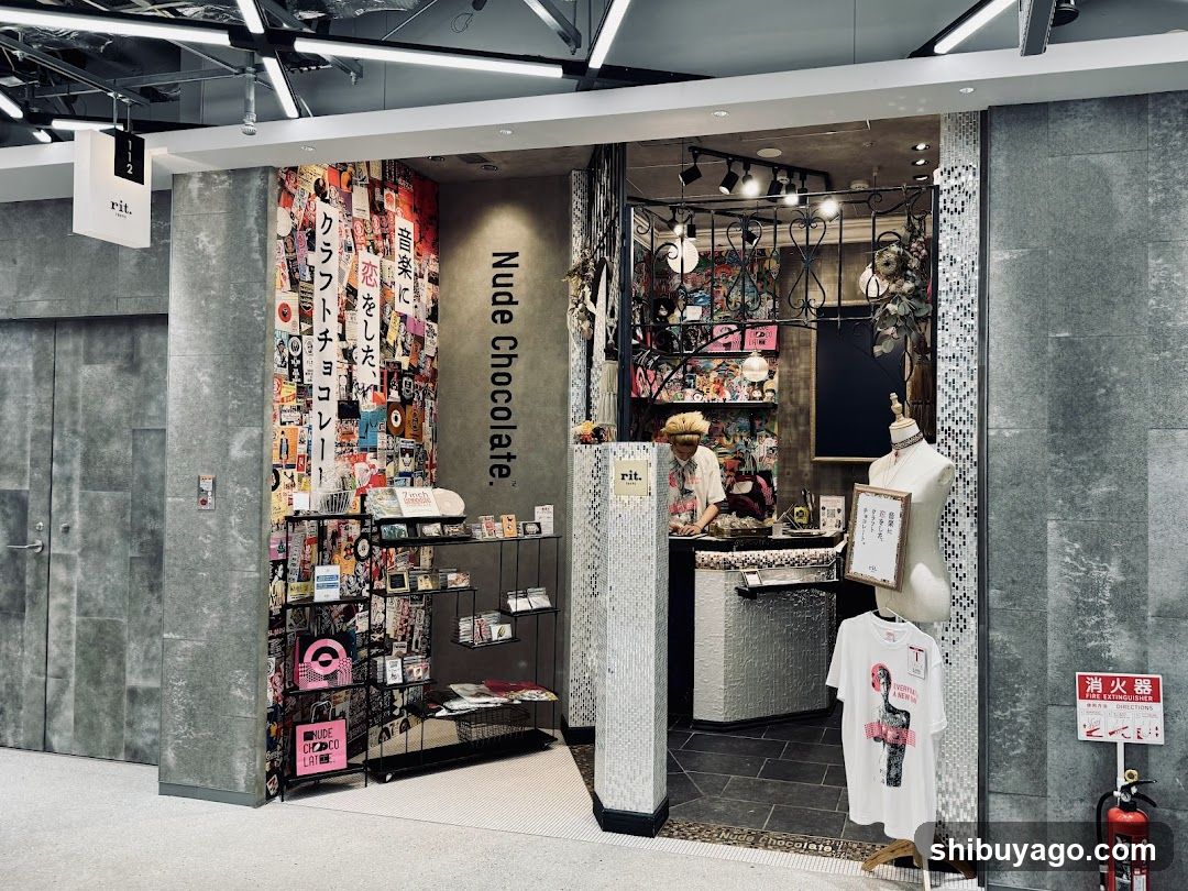 Nude Chocolate Store Interior