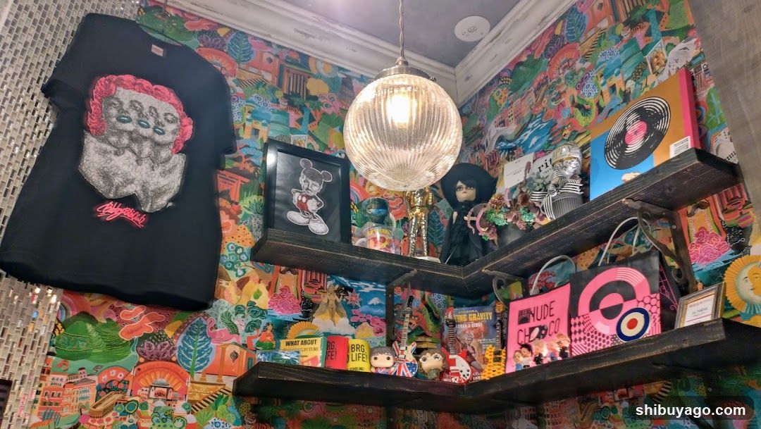 Colorful Interior Display with Merchandise and Decor
