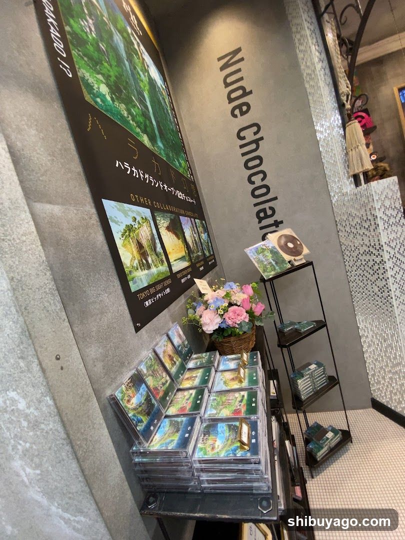 Nude Chocolate Store Interior Display