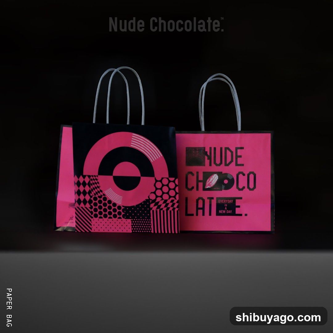 Nude Chocolate Paper Bags