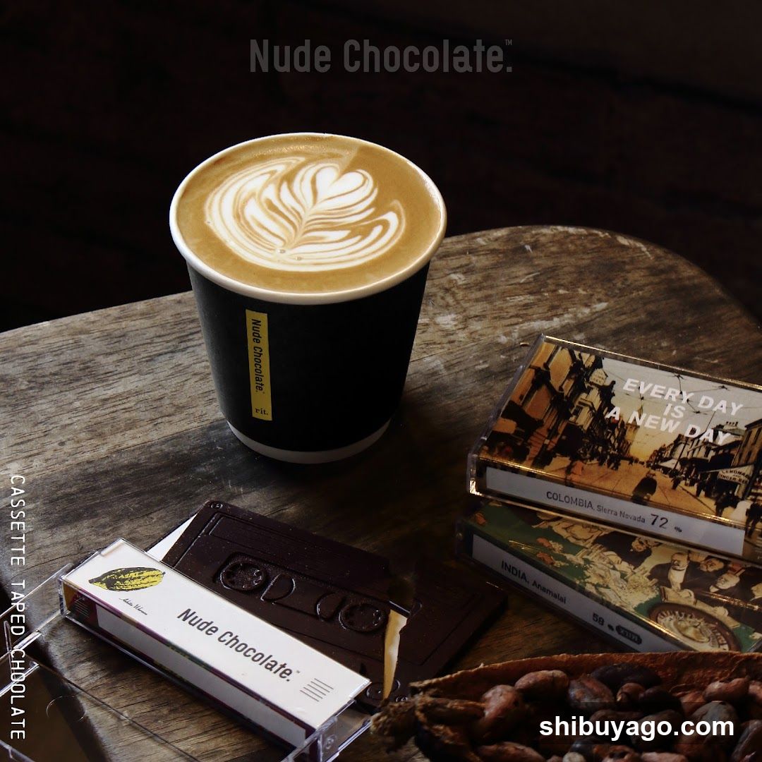 Nude Chocolate Latte and Cassette Tapes