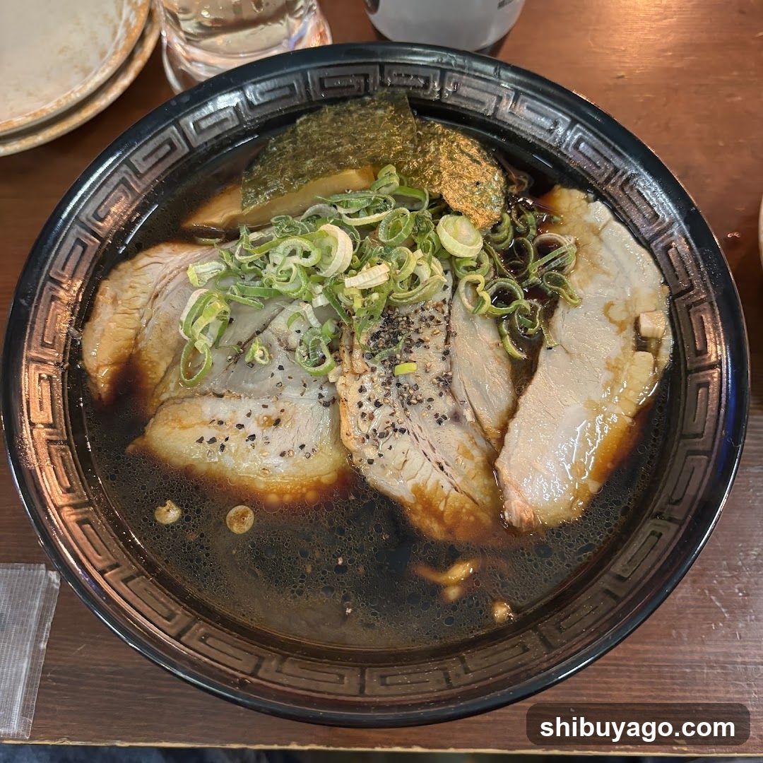 Ramen Bowl with Chashu and Scallions