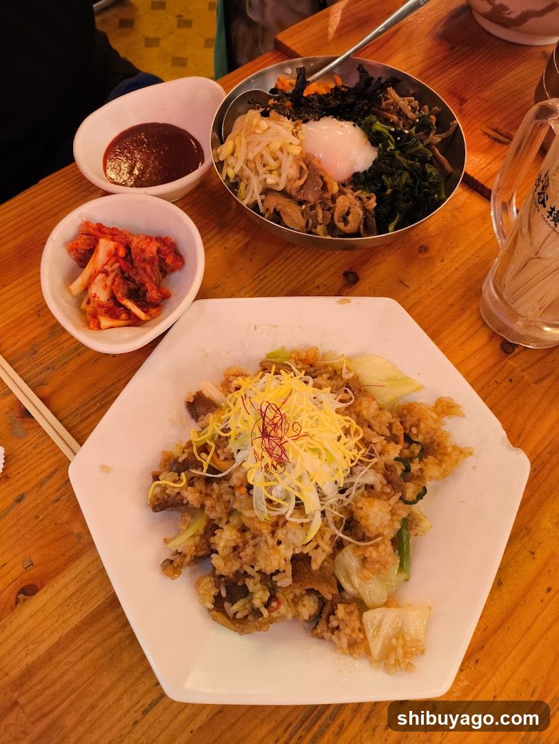 Korean Fried Rice and Bibimbap