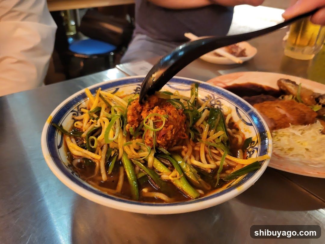 Noodle Bowl with Chopsticks