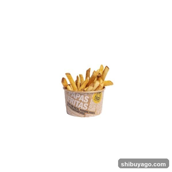 French Fries in Paper Cup