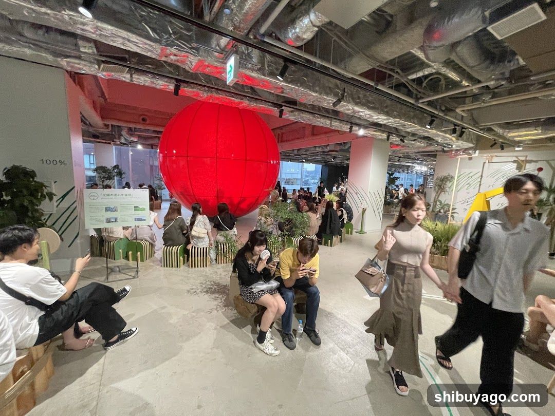 Indoor Event Space with Red Lantern