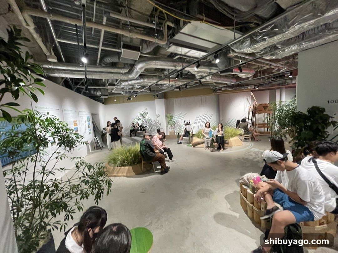 Indoor Exhibition Space with Seating Area