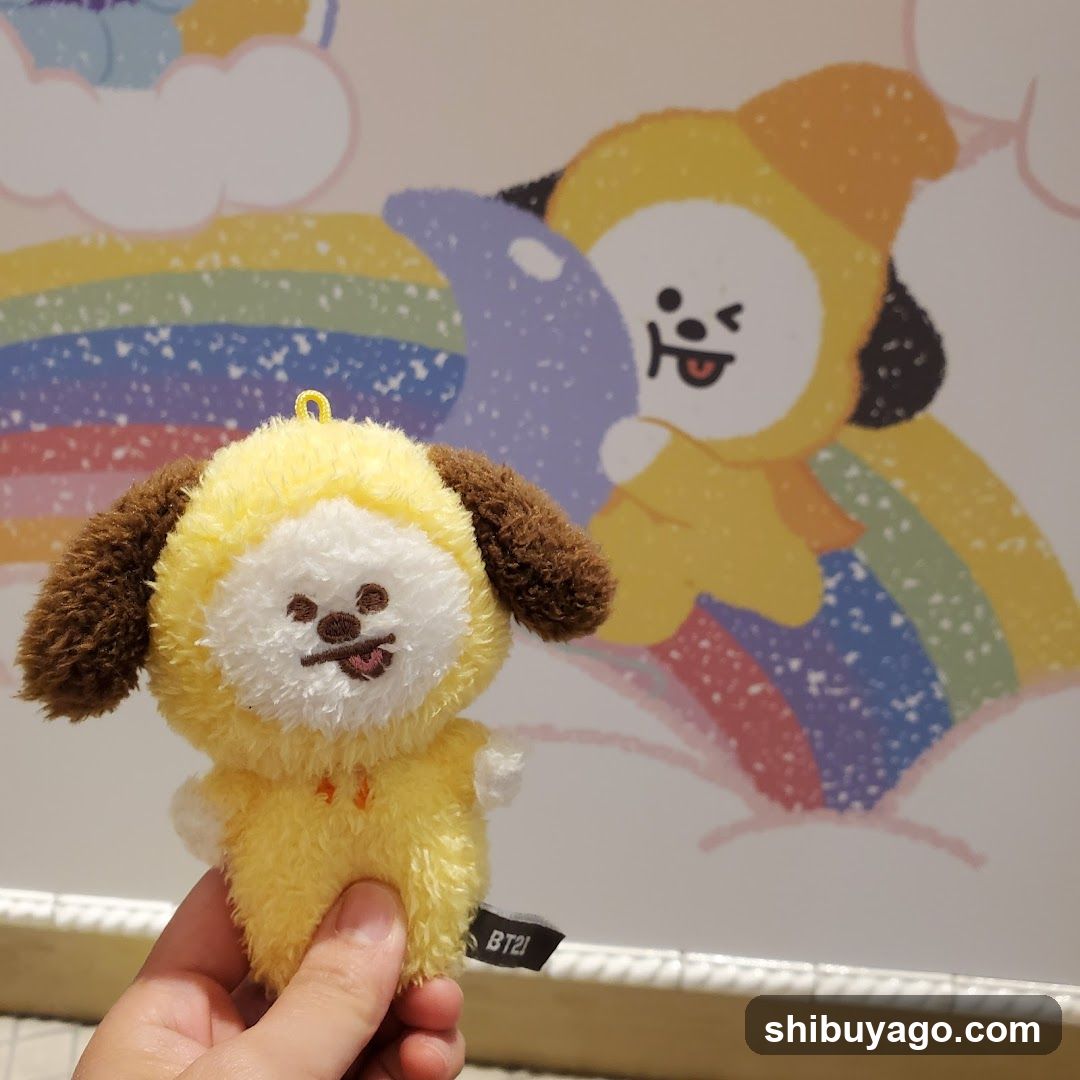BT21 Plushie with Background Art