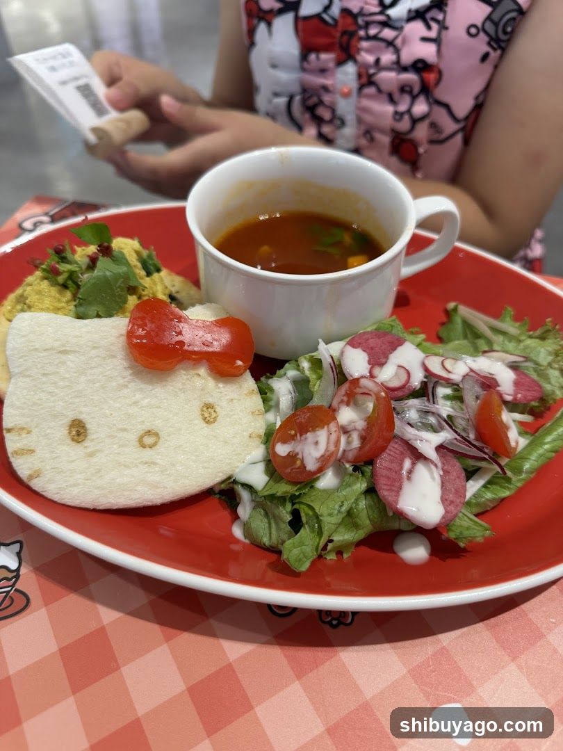 Hello Kitty Themed Meal