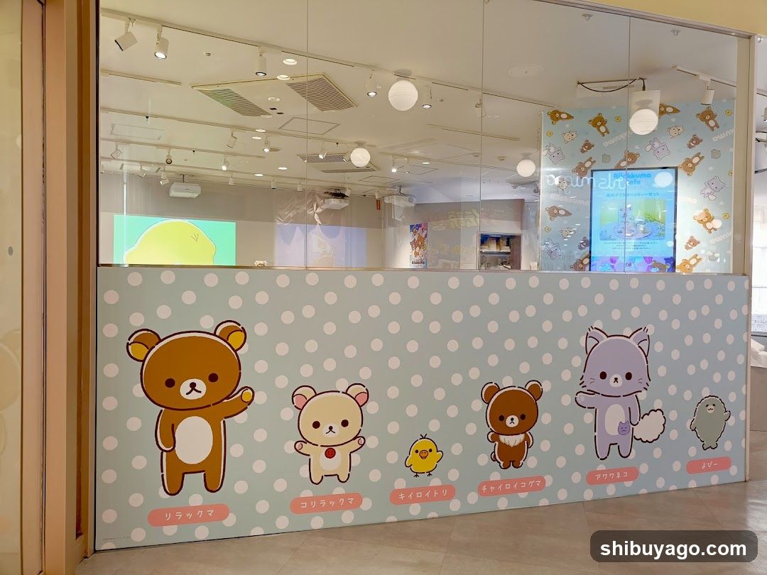 Rilakkuma Store Interior View