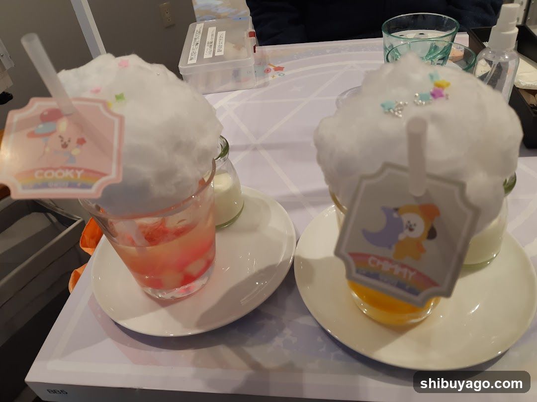 Cotton Candy Dessert Drinks