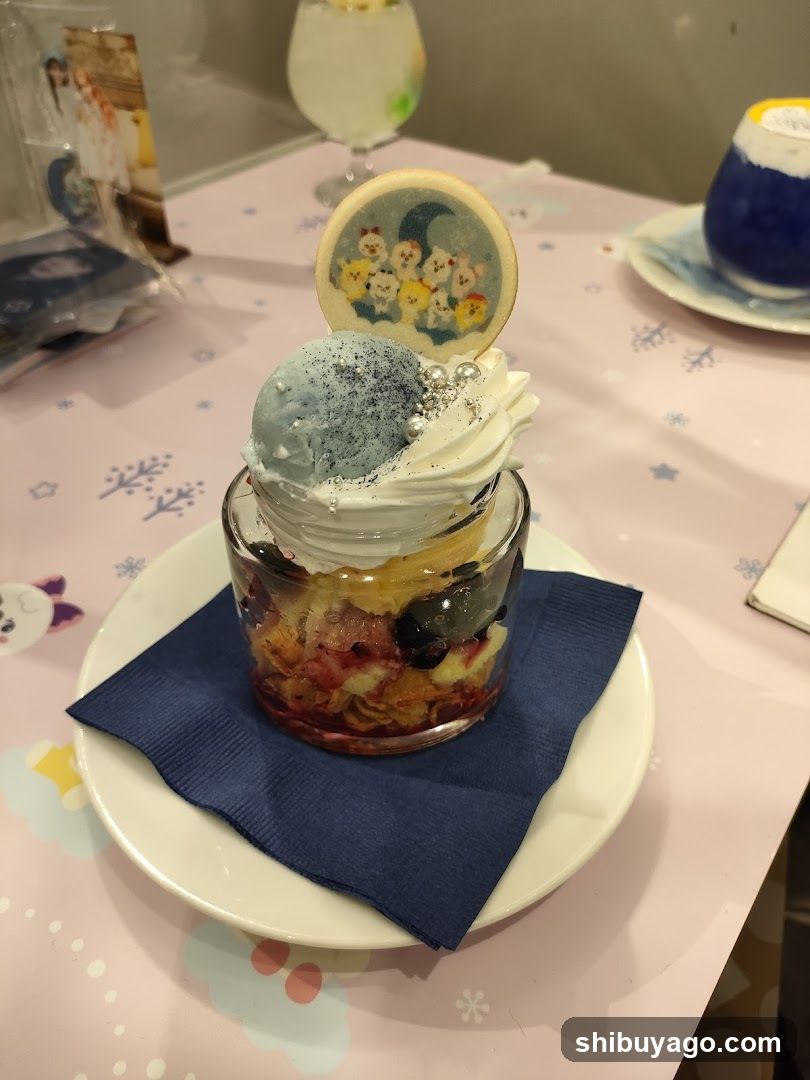 Dessert with Ice Cream and Cookie
