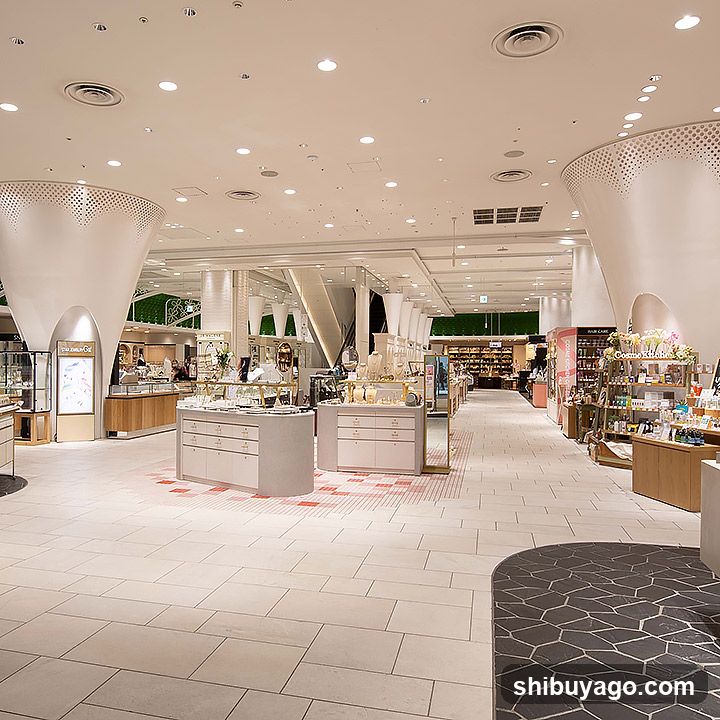 Interior of a modern retail space