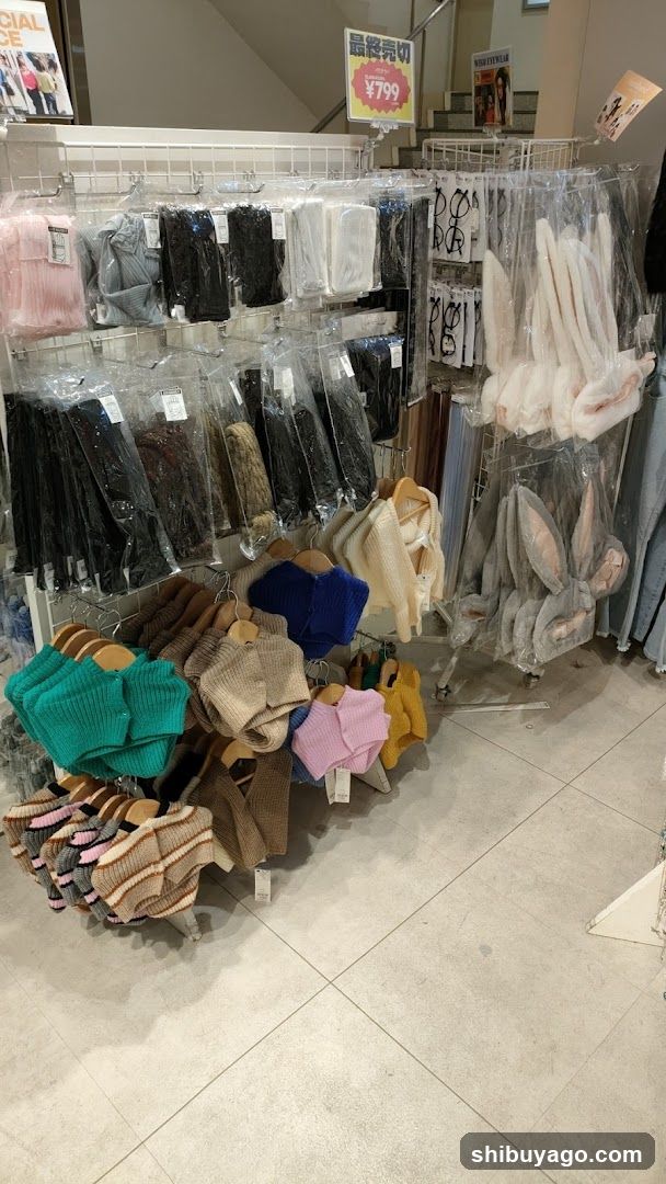 Accessory Display in Store