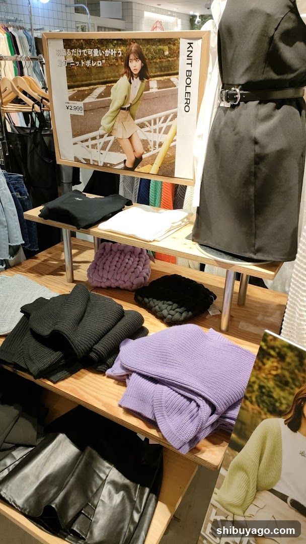 Knit Bolero Display