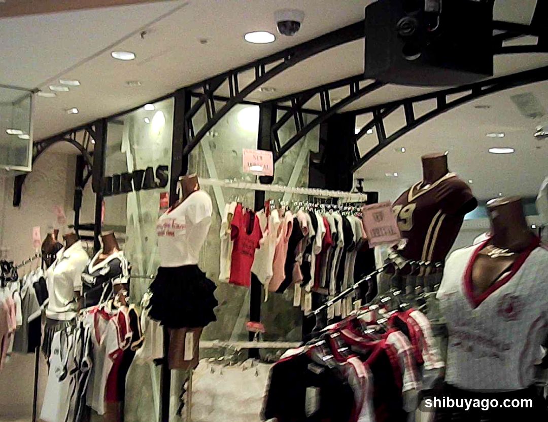 Clothing Store Interior Display
