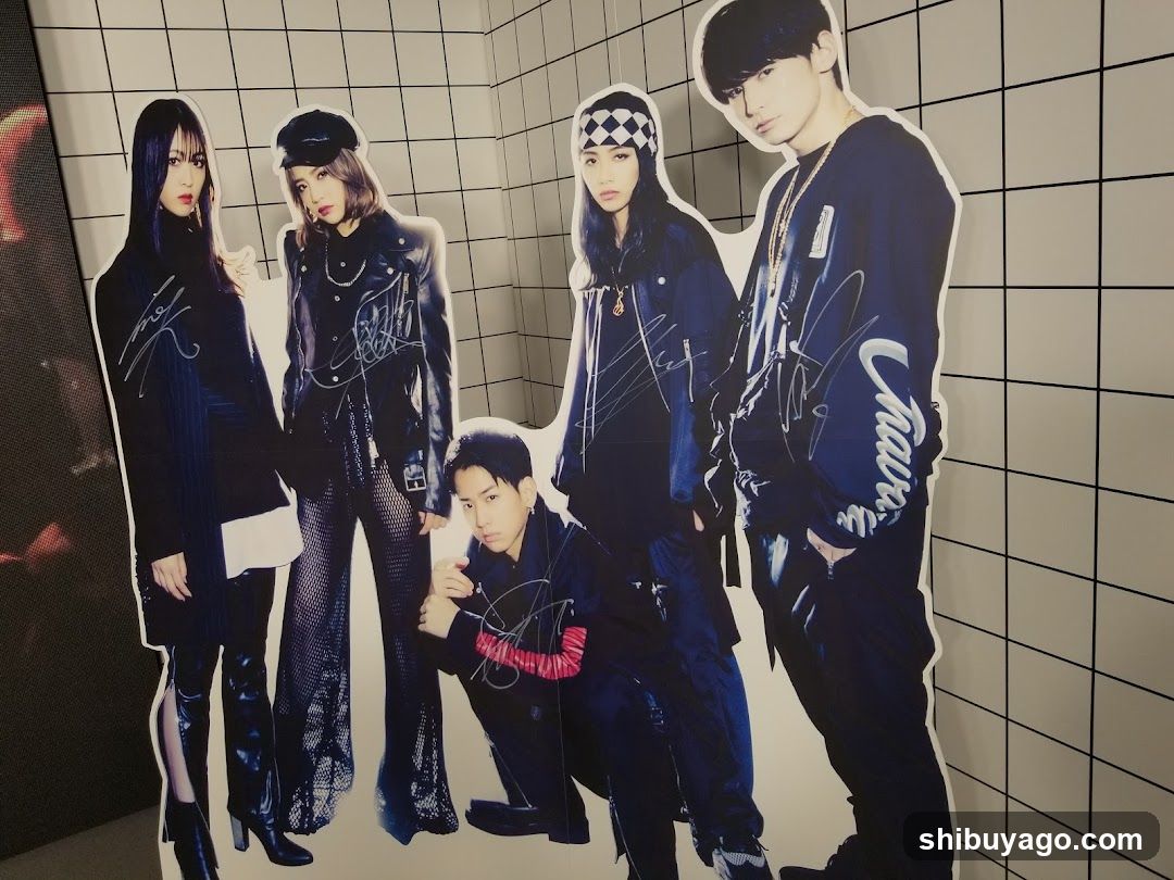 K-pop Group Cutout Display
