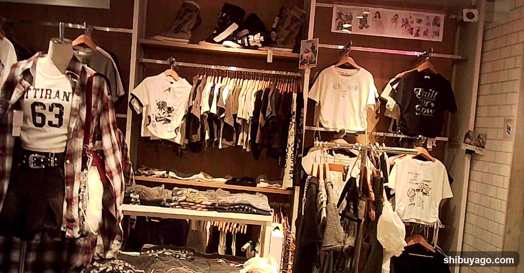 Clothing Store Interior Display