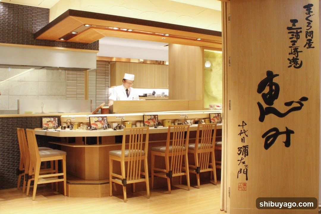 Sushi Restaurant Interior