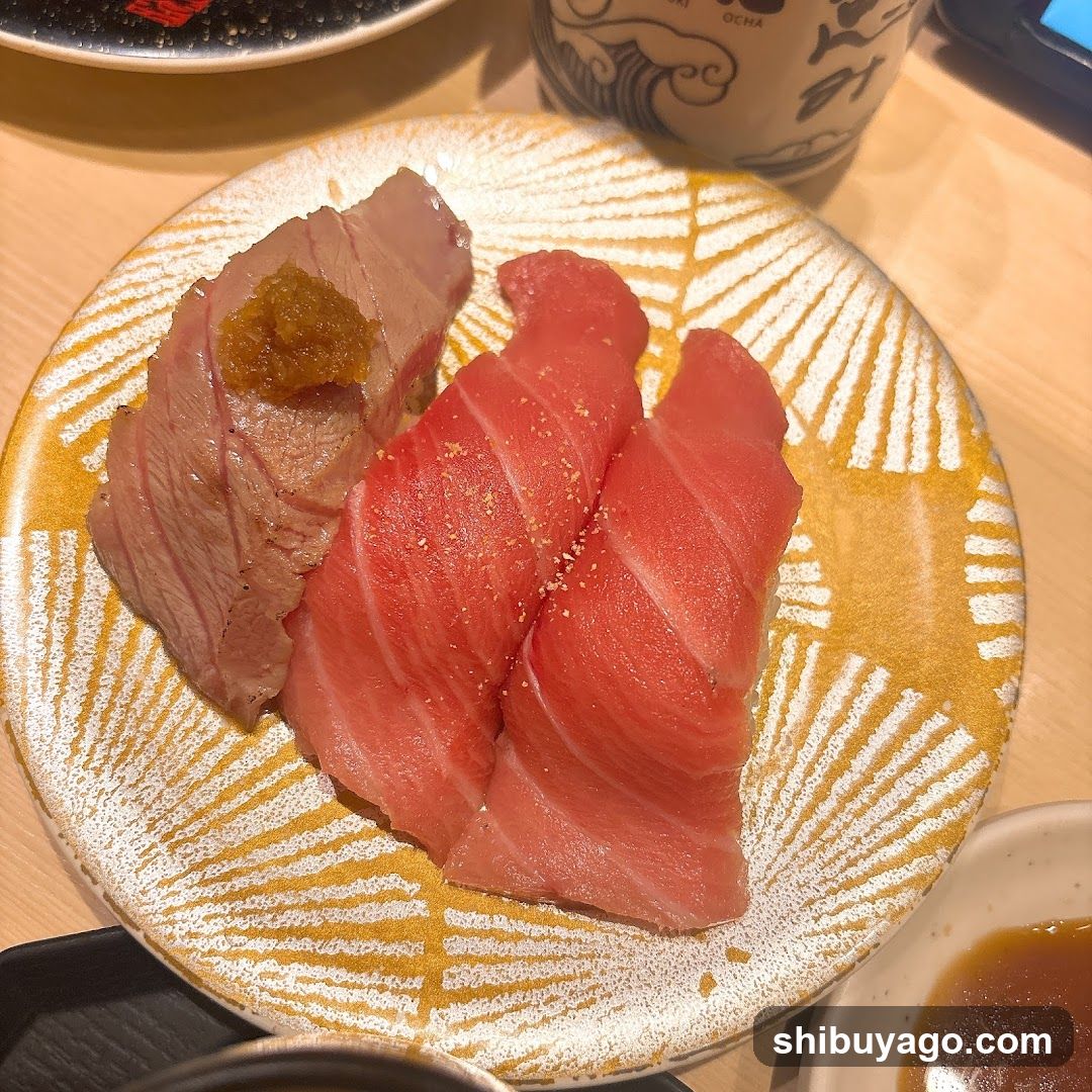 Sashimi Plate with Tuna and Beef