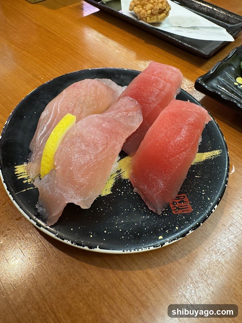 Sushi Platter with Tuna and Yellow Fin