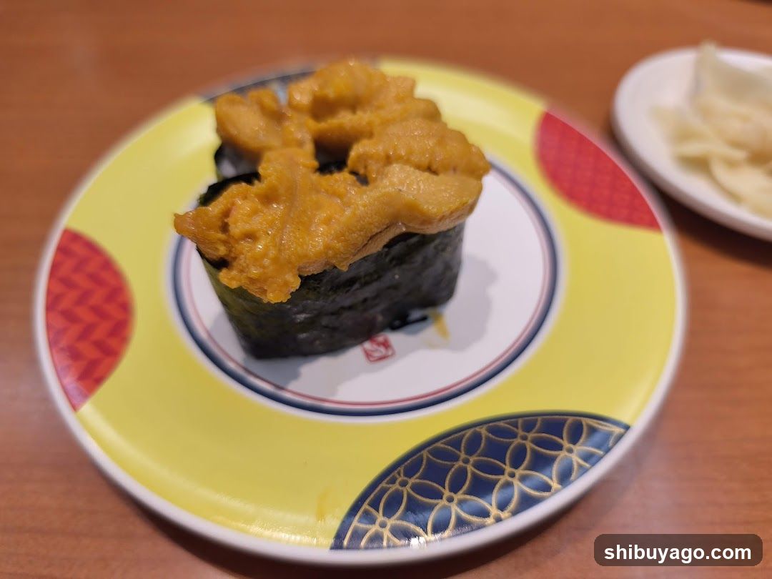 Sushi with Unagi Roe