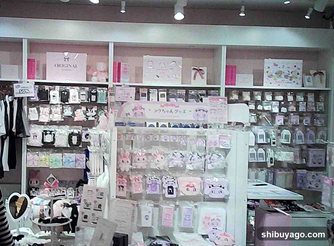 Kawaii Accessories Store Interior