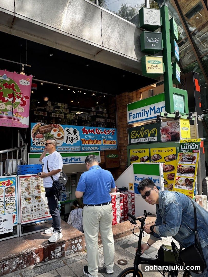 Street Scene with Storefronts and People