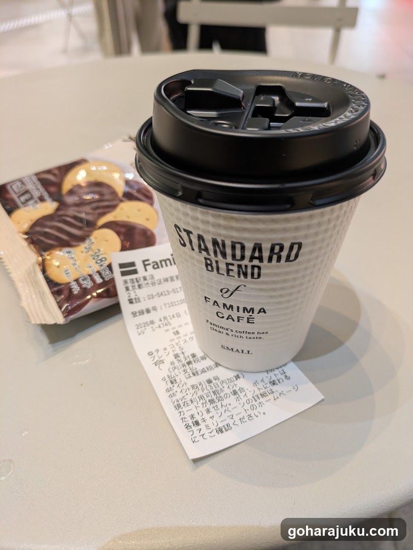 Coffee and Snack on Table
