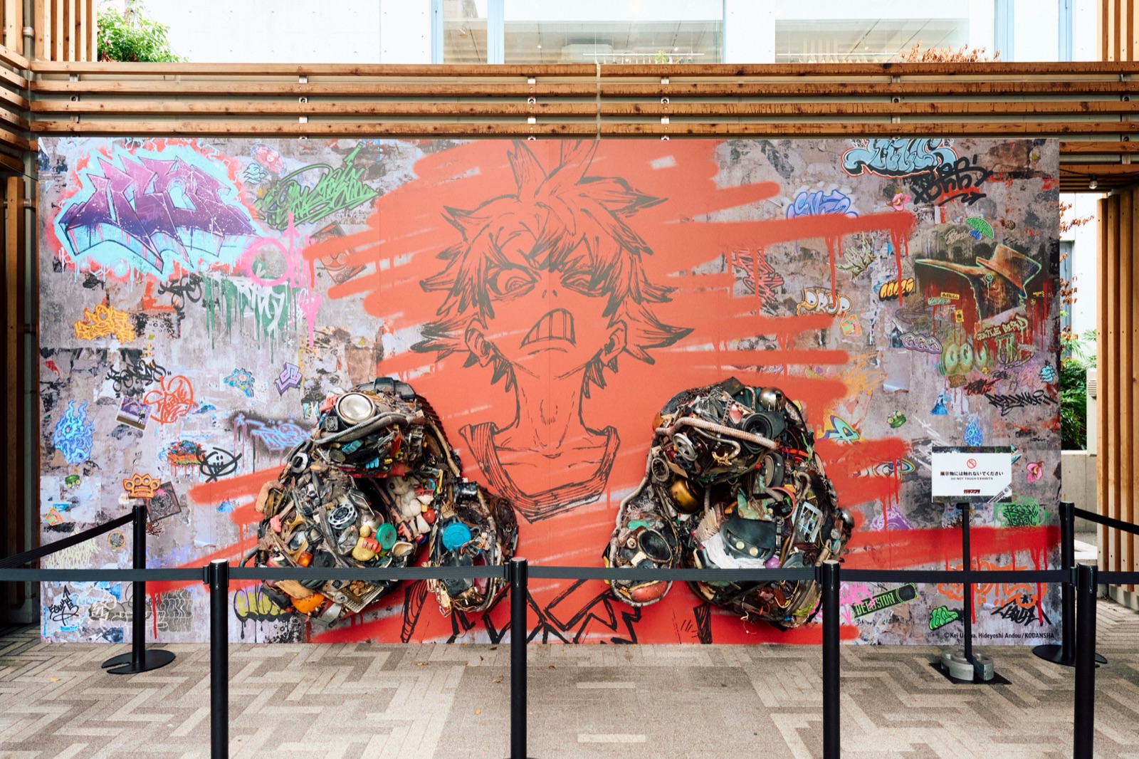 Past Shibuya Art Festival installation