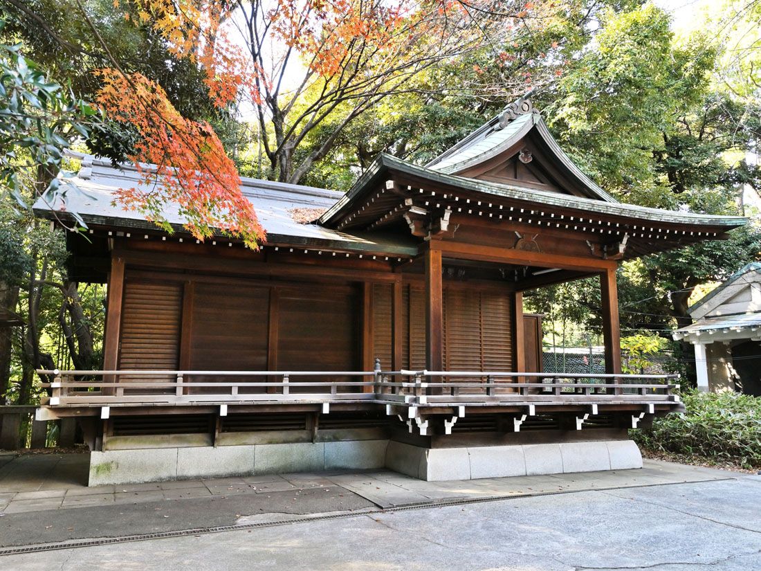 Kagura hall at Shibuya Hikawa Shrine