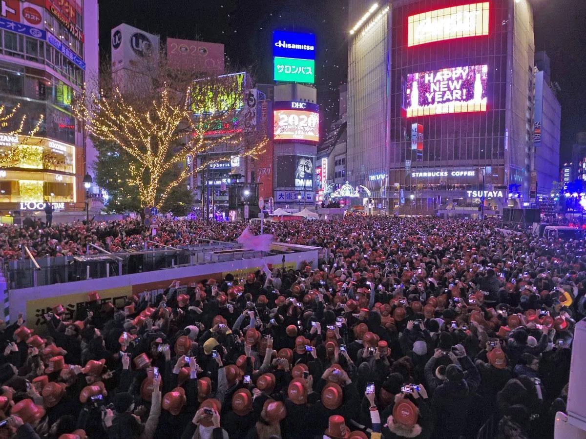 Shibuya New Year (no countdown)