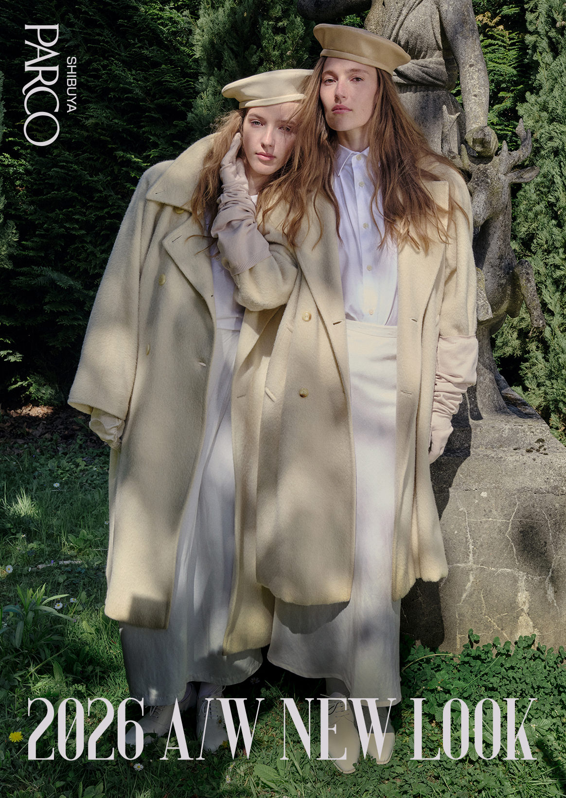 A/W 2026 collection look at Shibuya PARCO featuring brands like Gucci, Loewe and Celine