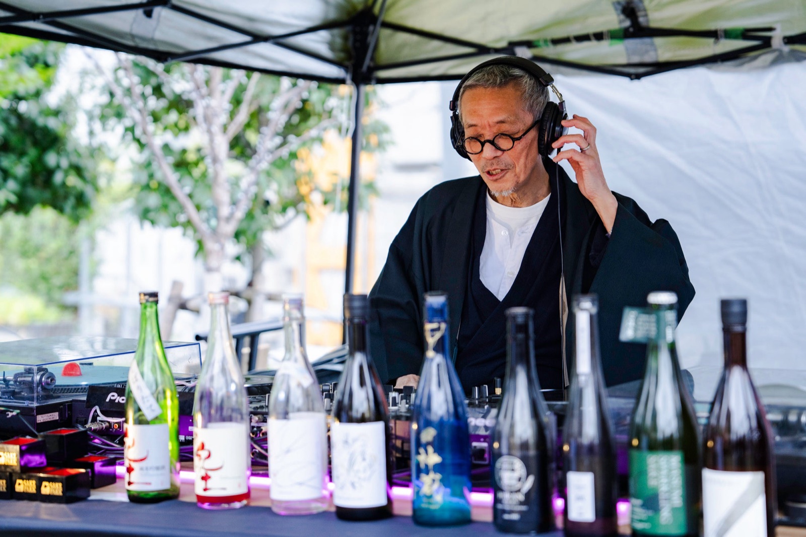 Brewery stall at SAKE PARK, Miyashita Park