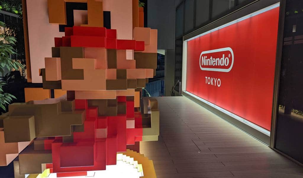 Pokemon Center and Nintendo merchandise at Shibuya Parco