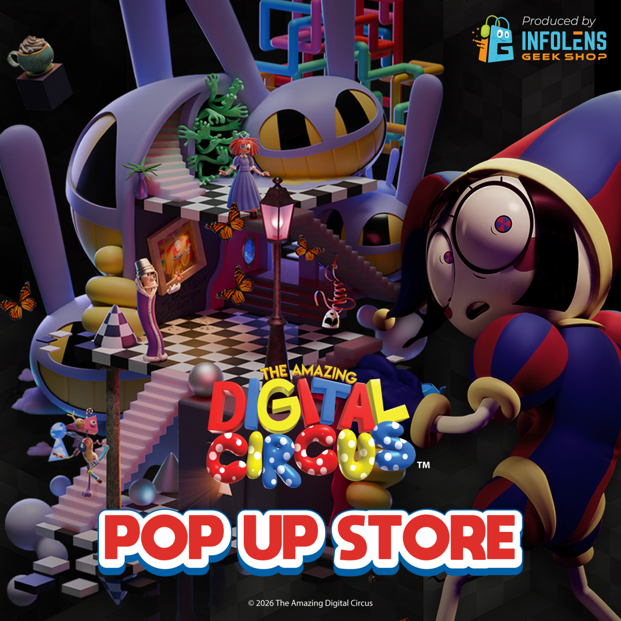 The Amazing Digital Circus Pop-Up at Shibuya PARCO 6F PIXEL, 9-20 July 2026